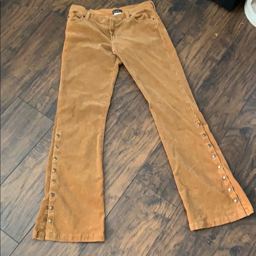 Fun  flare corduroy pants